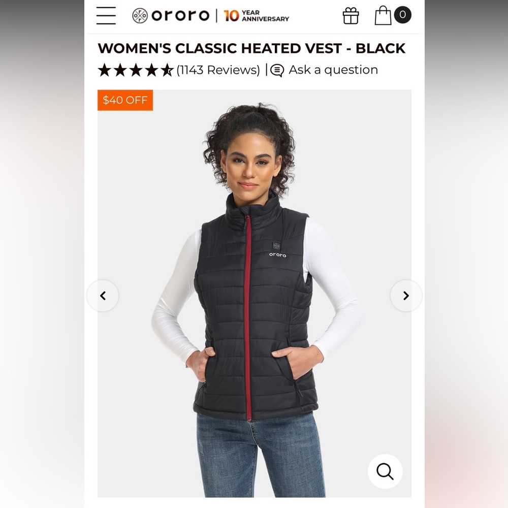Ororo Heated Puffer Vest